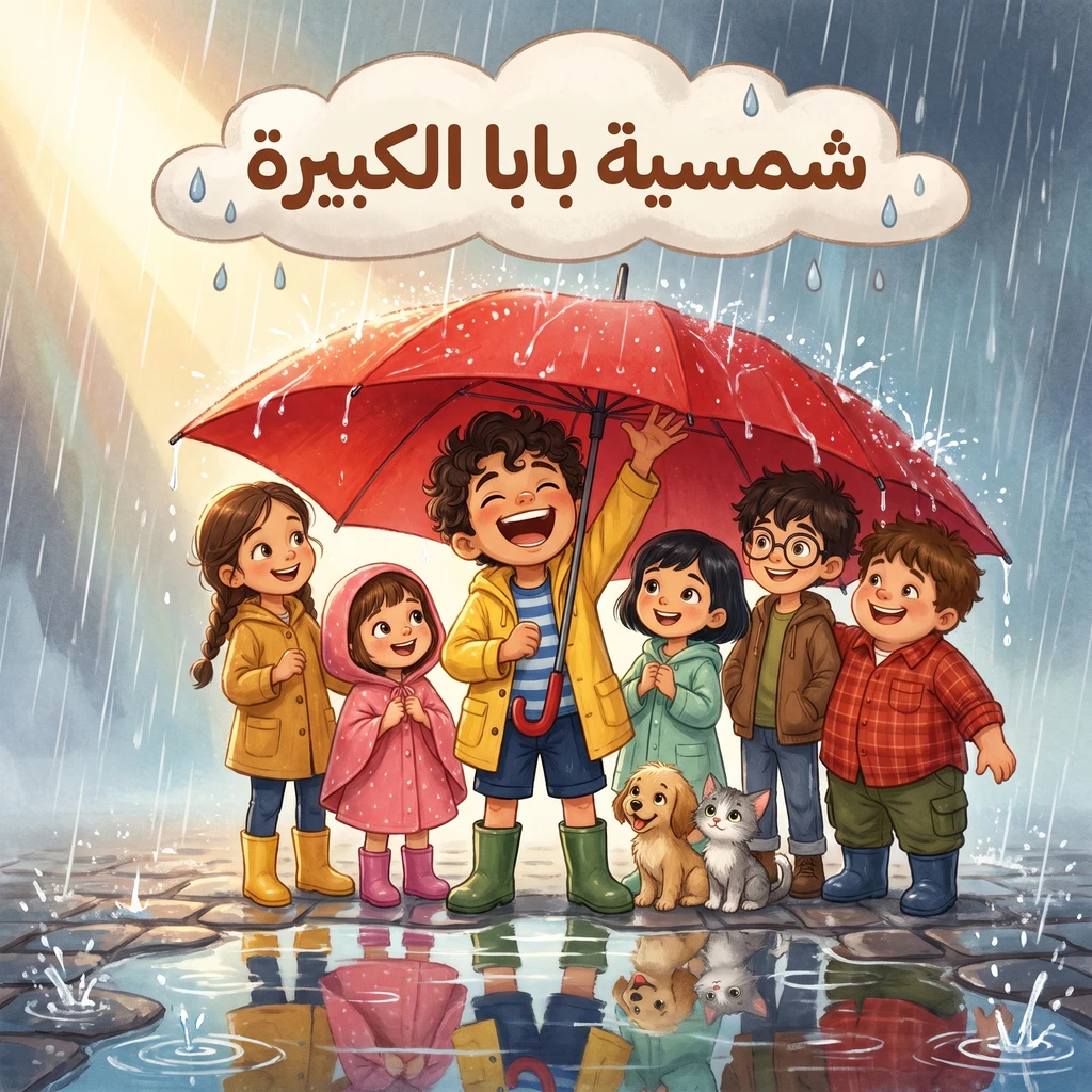 غلاف حكاية شمسية بابا الكبيرة