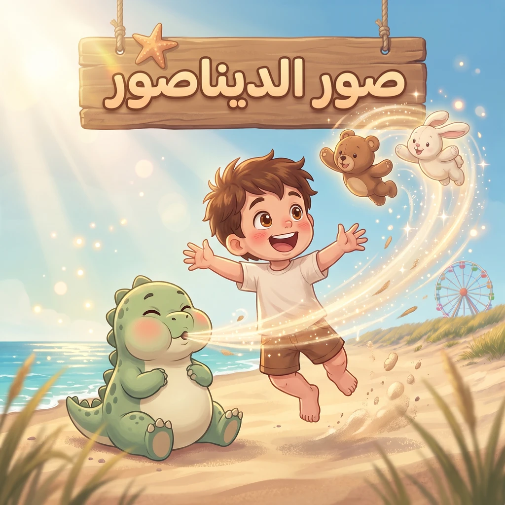 غلاف حكاية صور الديناصور