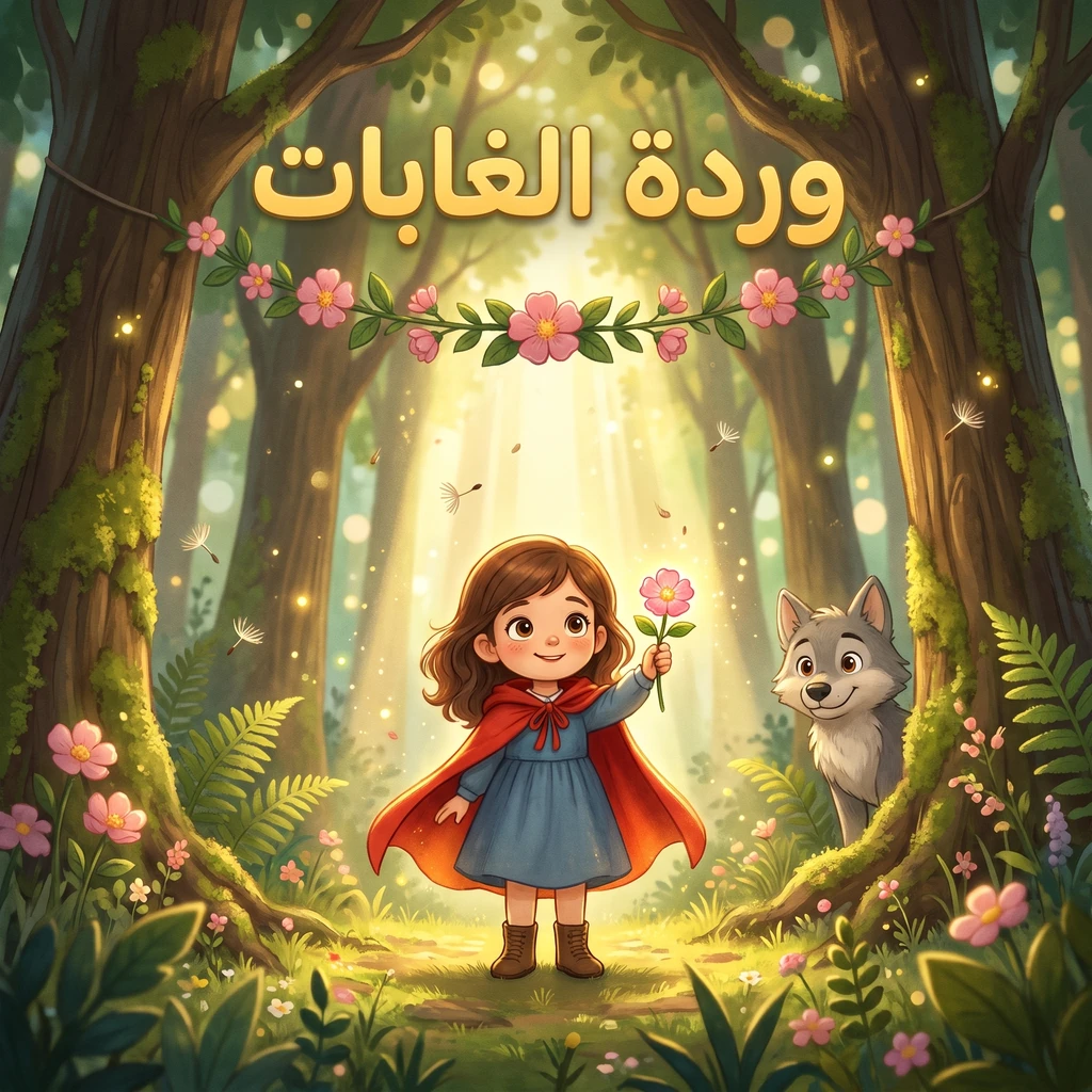 غلاف حكاية وردة الغابات