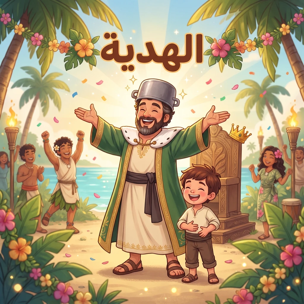 غلاف حكاية الهدية