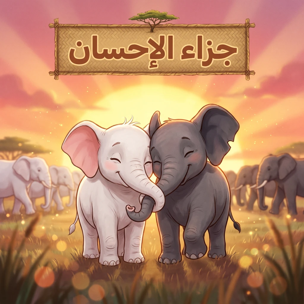 غلاف حكاية جزاء الإحسان
