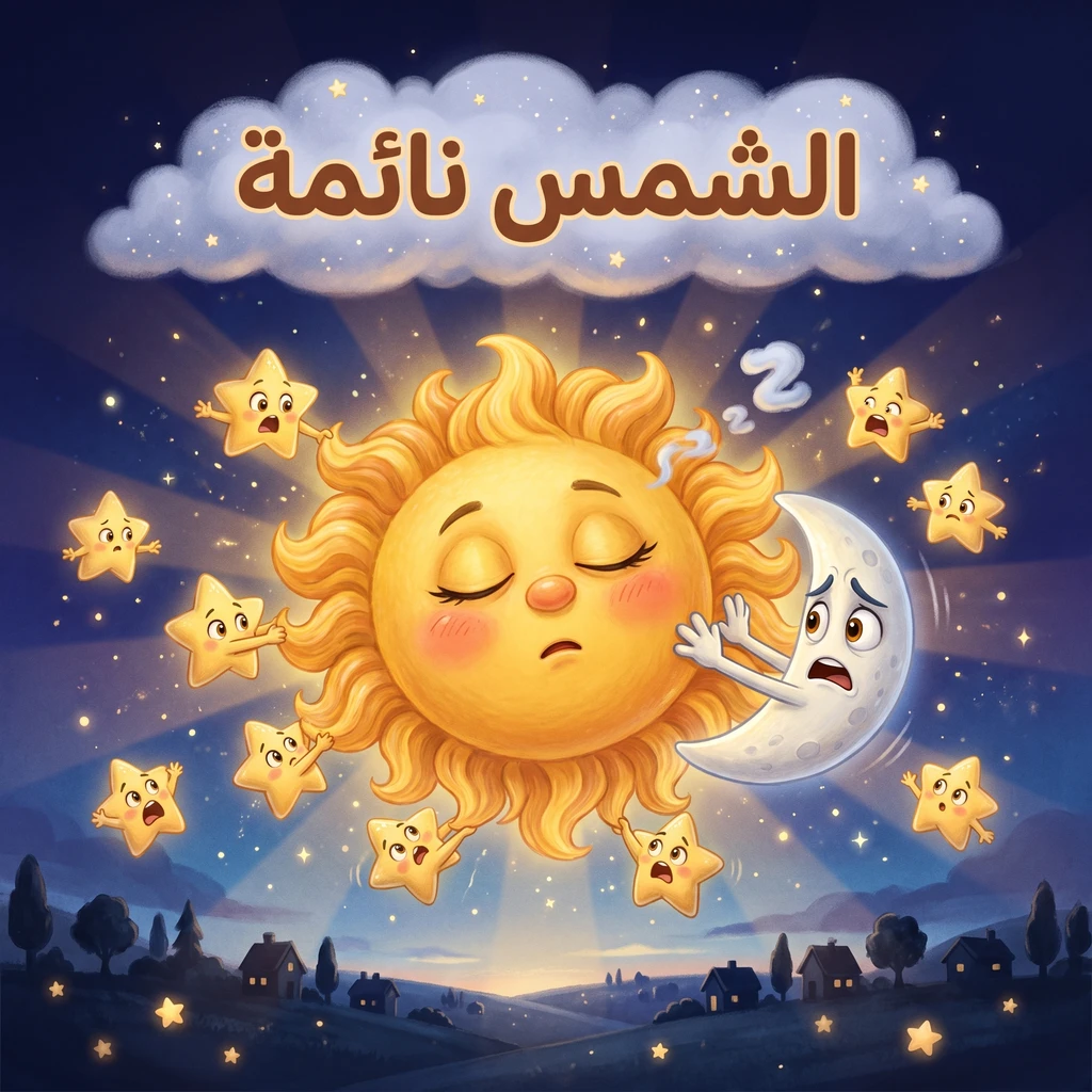 غلاف حكاية الشمس نائمة